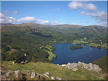 NY3405 : Enjoying the view of Grasmere by Karl and Ali