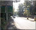 Whitehall Bridge Roundabout sign, Wilmslow