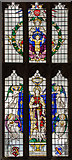 ST3614 : Stained glass window, St Mary's church, Ilminster by Julian P Guffogg
