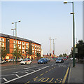 Traffic over Trent Bridge