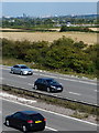 View across the M1 motorway