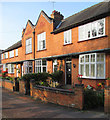 Ruddington: Wheatsheaf Cottages on a September morning