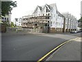 Scaffolding on houses in Beaconsfield Road