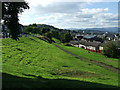 Grassy embankment at Kilmacolm Road