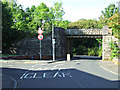 Railway bridge at Bridgend Road