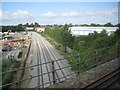 SP5922 : Railway construction northeast of Bicester, 3 August 2014 by Robin Stott