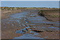 TF7544 : Tidal channel, Titchwell by Pauline E