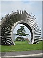 High technology art installation on the newly opened Airbus HQ at Filton