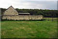 Old farm buildings by Yardley Chase