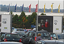 NZ2062 : Ikea car park, Gateshead by Paul Harrop