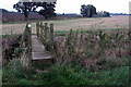 Footbridge on the path to Denton