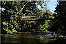 SD1599 : Bridge Over the River Esk by Peter Trimming