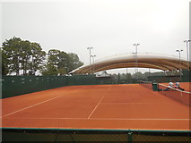 TQ2174 : Tennis Court at National Tennis Centre by Paul Gillett