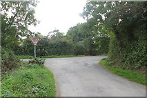 W9070 : Rural road junction by Robert Ashby
