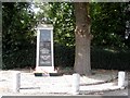 War memorial, Lawford