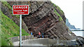 The coastal path between Crovie and Gardenstown