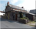 Rhossili Farmhouse under scaffolding