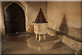 TL0083 : St.Michael and All Angels' font by Richard Croft