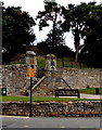 Steps into Oswestry Castle Grounds