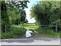 Access to farmland along the B4455 Fosse Way