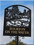 SP1620 : Bourton On The Water sign by Oast House Archive
