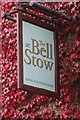 The Bell at Stow sign