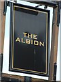 The Albion sign