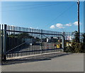 Waste Transfer Station entrance gates, Newport