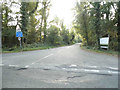 Prestwood Lane at the junction of Charlwood Road