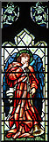 TQ2479 : St Barnabas, Addison Road - Stained glass window by John Salmon