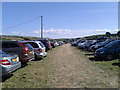 Parking in a field at Perranporth