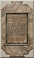 St John the Evangelist, Stratheden Road, Blackheath - Wall monument