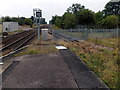 Disused track at Gobowen railway station