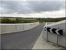NS8579 : New railway bridge, Tamfourhill by Richard Webb