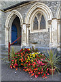 Floral Display at Entrance to St Michael