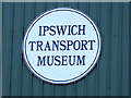 Ipswich Transport Museum sign