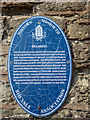 Blue Plaque outside Belmont Hotel, Sidmouth,Devon