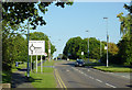 Cannock Road leaving Penkridge, Staffordshire