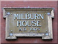 Date stone on Milburn House, Amen Corner, NE1