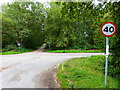 Rushmoor Road crosses Bourley Road