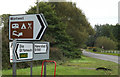 TM2885 : Roadsigns on the B1062 Flixton Road by Geographer