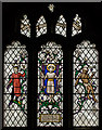 Stained glass window, St Dunstan