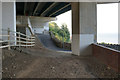 Wales  Coast Path under the A55 at Penmaenan