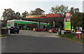 Texaco filling station and Co-operative Food store in Basingstoke 