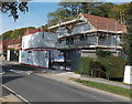 Drew Smith Group housing construction site in Stanmore, Winchester