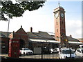 Whitley Bay Metro station - entrance buildings