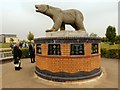 SK1814 : National Memorial Arboretum, Polar Bear Memorial by David Dixon