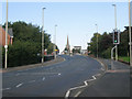 Looking up Queen?s Cross, Dudley