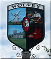 Wolvey village sign