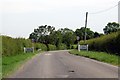 The road into Marsh Gibbon